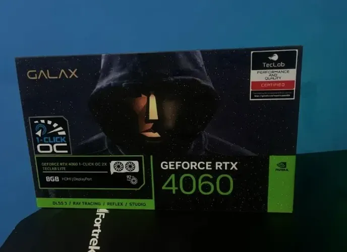 Placa de Vídeo GeForce RTX 4060 1-Click OC 2X 8GB GDDR6 Galax