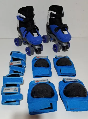 patins cotoveleira joelheira protetor pulso