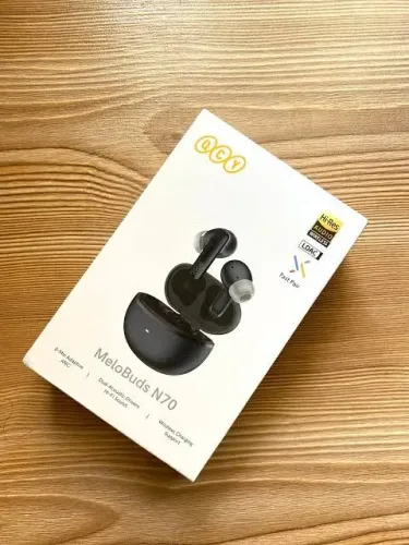Fone Bluetooth QCY Melobuds N70 HT18 PRETO ANC LDAC Lacrado