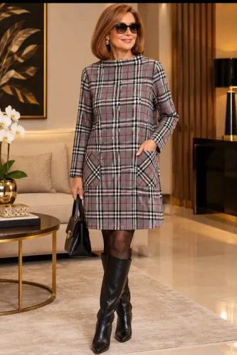 Vestido em lã fina