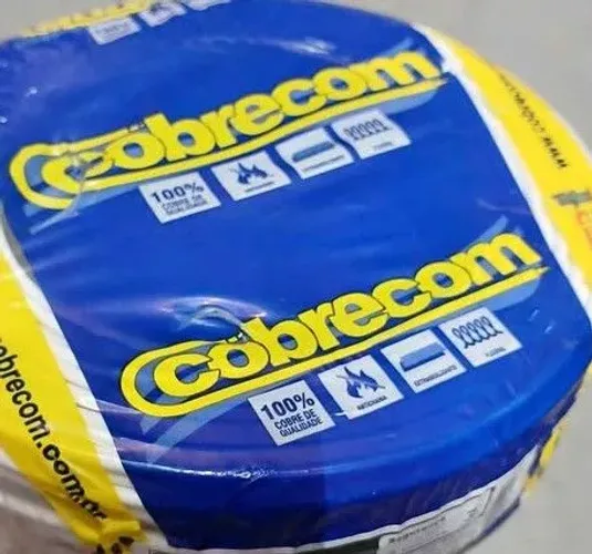 ROLO DE FIO COBRECOM BRANCO 10MM COM 100 METROS