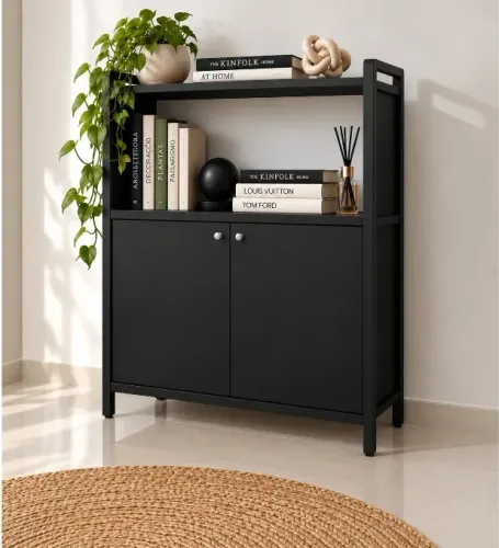Armário Delluxe Blackout Woods. Com Prateleiras Internas: A120cm x P40cm x L70cm  