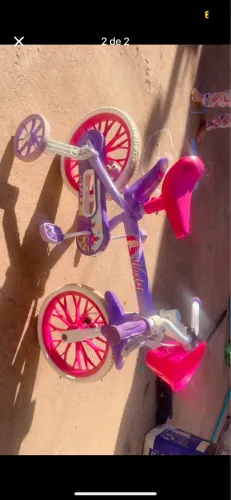 Bicicleta infantil menina urgente