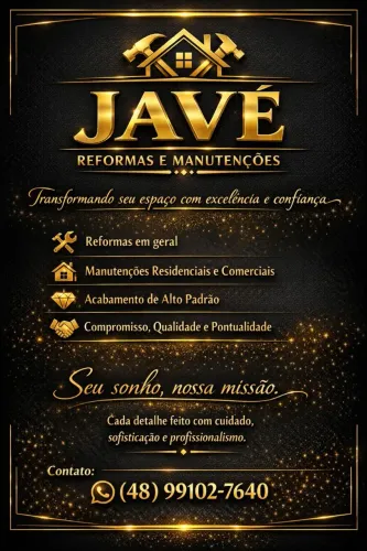 JAVÉ Reformas e manutenções para sua residência 