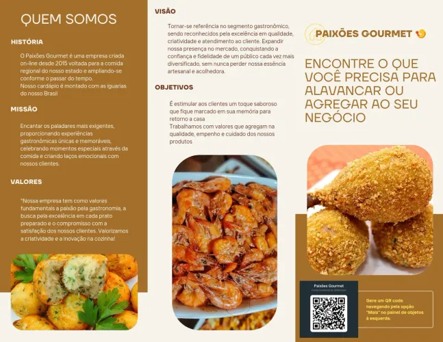 Encomendas abertas para revenda de salgados gourmet