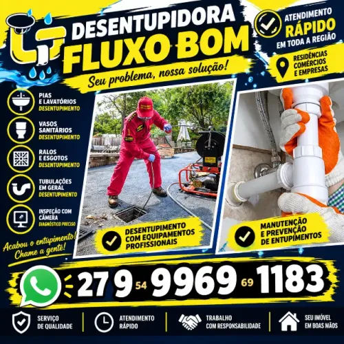 Desentupidora Caixas de Agua Tanques Tubulaçoes Canos e dutos Limpeza Limpar Limpamos Lim