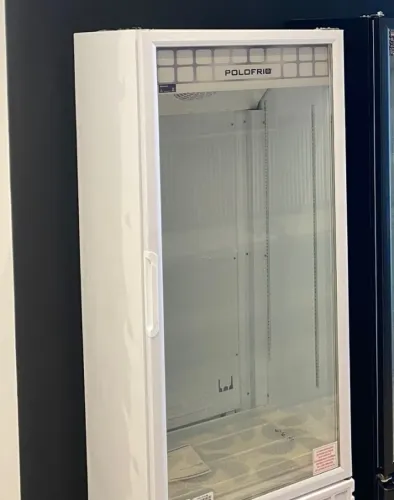 Freezer Vertical Polofrio 450 Litros Dupla Ação Porta Vidro 220v