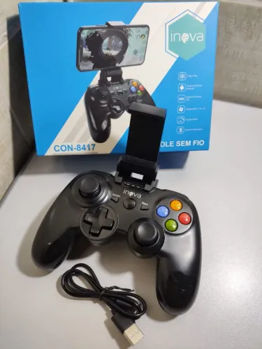 Vendo Controle bluetooth gamer inova, modelo CON- 8417 