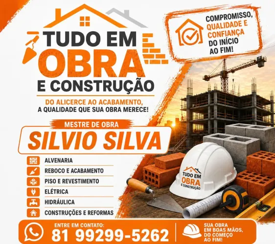 Pedreiro | Mestre de obra