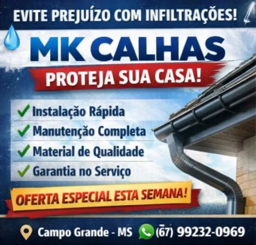 MK Calhas - Proteção e qualidade para sua casa!