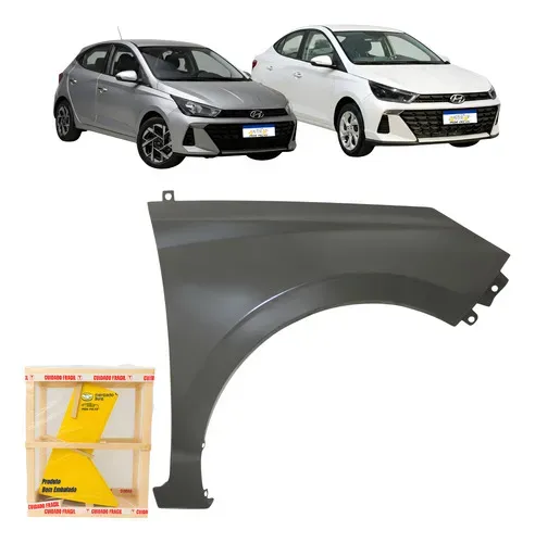 Paralama Hb20 Sedan Hatch 2023 2024 2025 2026 Novo L.d