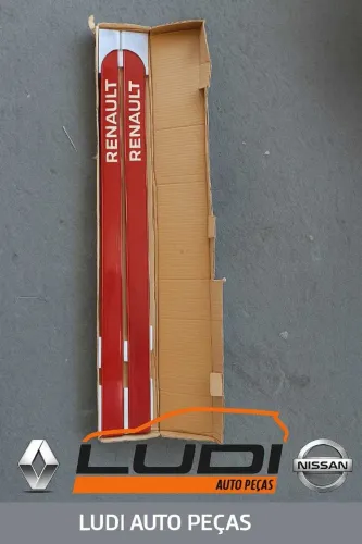 Friso da Porta Lateral Renault Sandero Vermelho