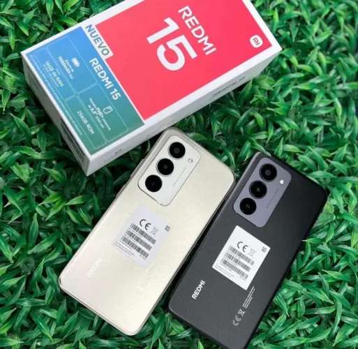 Redmi 15 4G 128/6 Cinza Preto Lacrado Capa Película