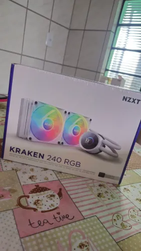 Kit Watercooler NZXT Kraken 240 RGB + Kit Fans F240 RGB Core - Novos / Lacrados! ?