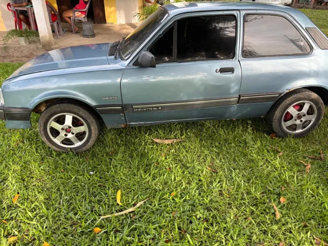 Chevette SL ano 1990 cor azul 
