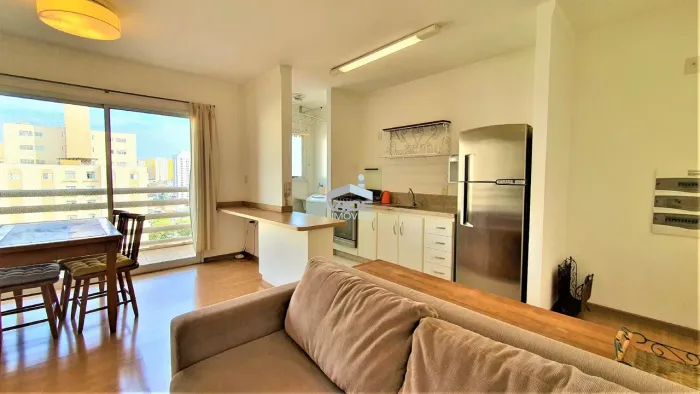 ALUGO APARTAMENTO | CAMBUÍ | CAMPINAS - SP | 1 SUÍTE - MOBILIADO! SACADA, GARAGEM, NDAR AL