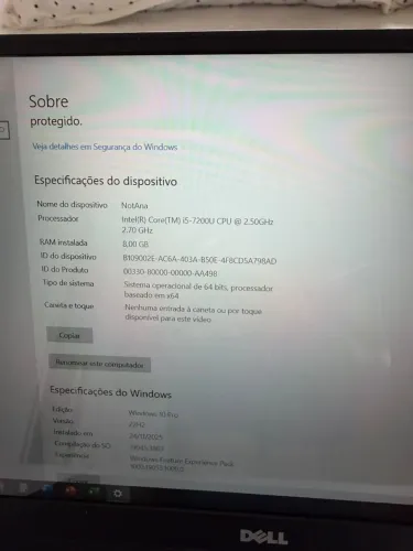 Notebook Dell inspiron 14