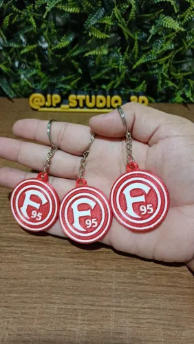 Kit 3 Chaveiros do Fortuna Dusseldorf da Alemanha