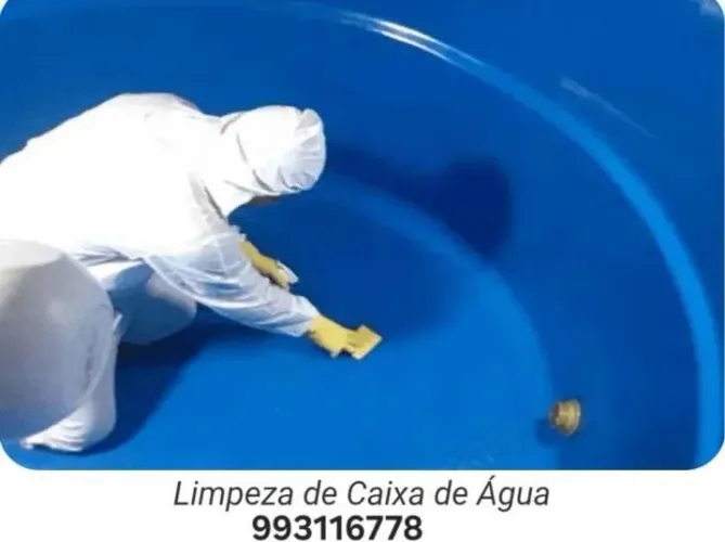 Limpeza caixa de água