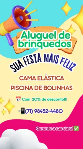 Aluguel de brinquedos