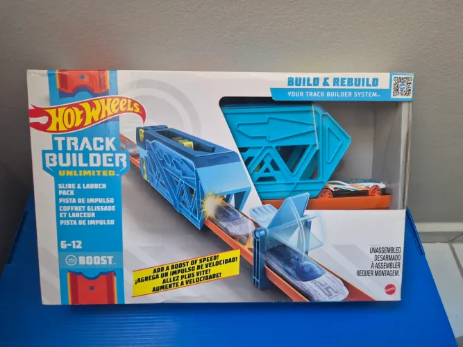Hot Wheels Track Builder Lançador Pista De Impulso - Mattel