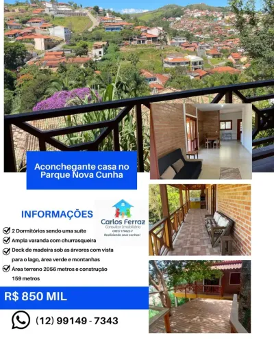 Aconchegante casa em Cunha