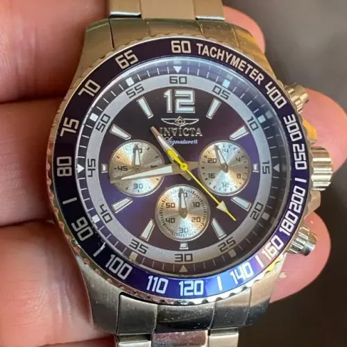 Relógio Invicta Masculino Original Signature II 7407 Chronograph ? Completo e Impecável