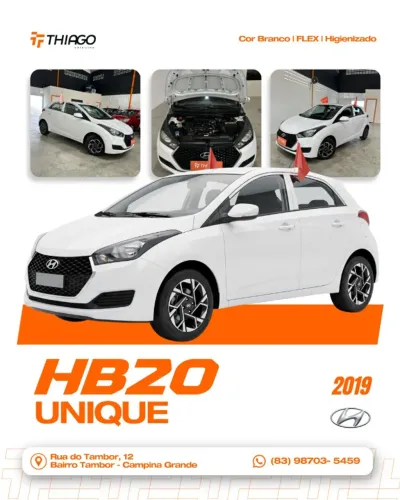 Hyundai HB20 Unique 1.0 Flex 12V Mec. 2019