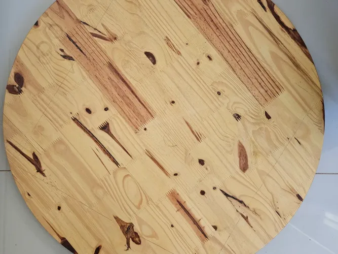Tampo de mesa redondo (pinus) 90cm