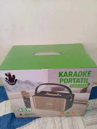 Caixa de som karaoke
