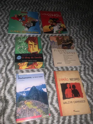 Coleção com 6 livros de leitura