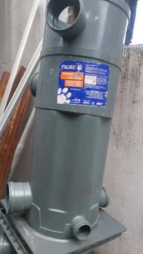 Caixa pra gordura tigre com cestas de limpeza 