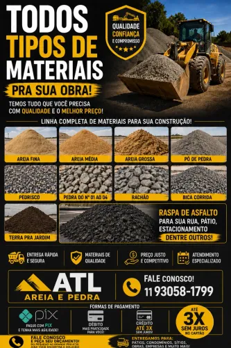 ATL areia e pedra