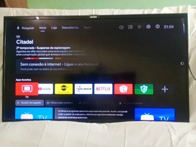 TV SEMP TCL 43S5300 COM TELA QUEBRADA