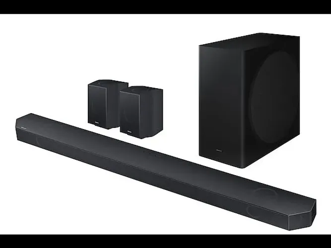 Soundbar Samsung Q930D Atmos 9.1.4 canais, bluetooth, wireless, 540 Watts RMS