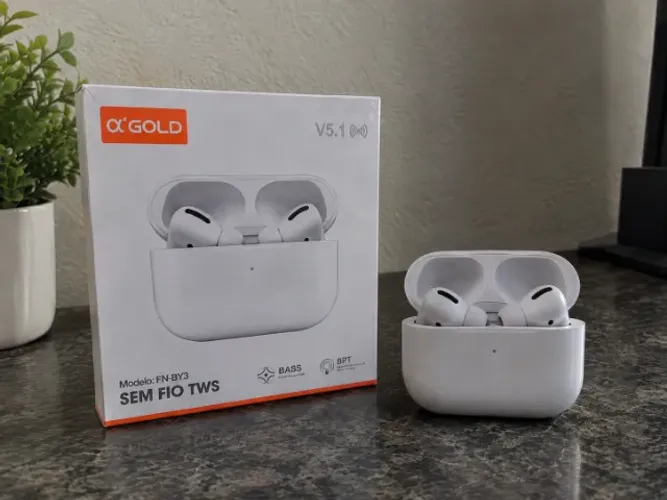Fone Bluetooth Sem Fio TWS | Compatível com iPhone, Samsung e Android | À Prova d?Água