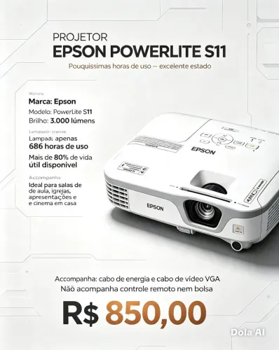 Projetor Epson PowerLite S11