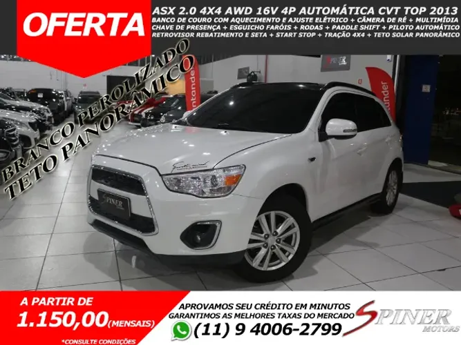 Mitsubishi ASX 2.0 16V 4X4 160cv Aut. 2013