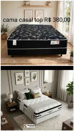 Base+colchão Liz Premium 158X198X74 Molas Ensaca D33 Leve 2 pague 1 promoção