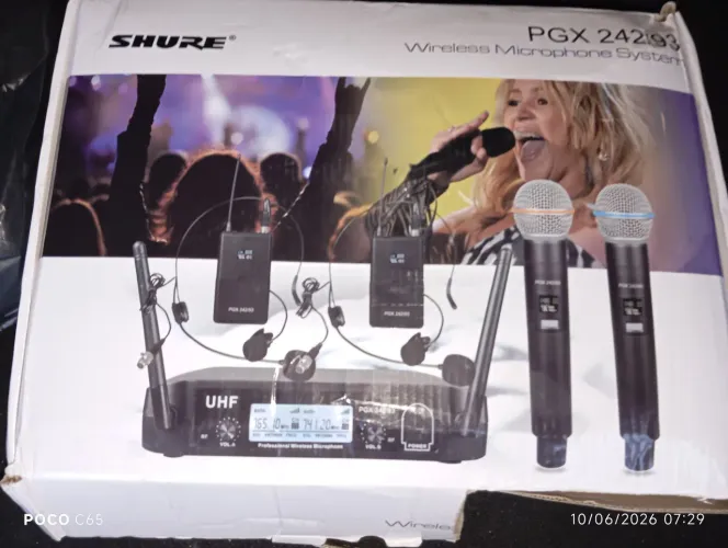 Kit microfone shure