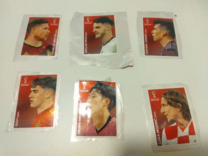Figurinhas originais coca-cola Copa 2022