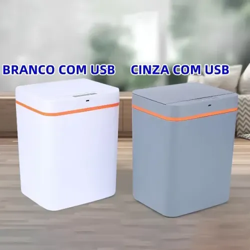Lixeira Automática - branca