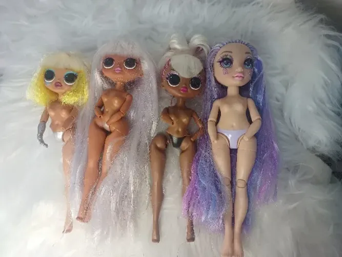 Lote Bonecas Lol Surprise Omg E Rainbow High Para Restauro / Customização