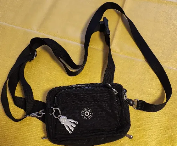 Bolsa Kipling Abanu Multi (Preta)