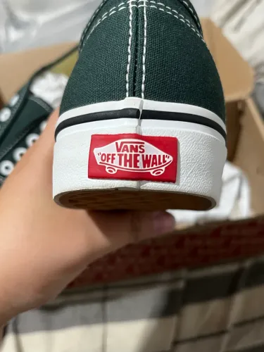 Tênis vans verde escuro authentic original