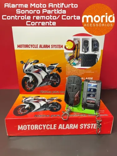 Alarme De Moto Anti-Roubo Controle remoto liga e desligar a moto Corta Corrente