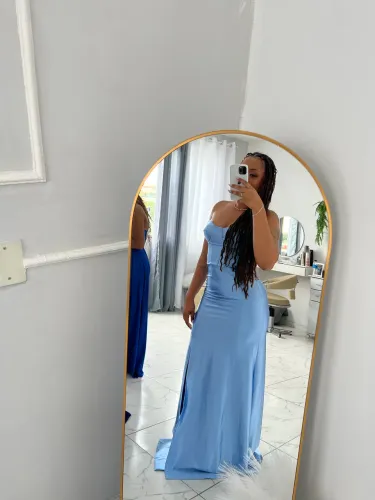 Vestido Azul para festas, formatura