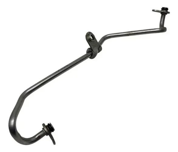 Tubo Cano Oleo Da Turbina Polo 1.0 Tsi 2018 2020 Original Prateado