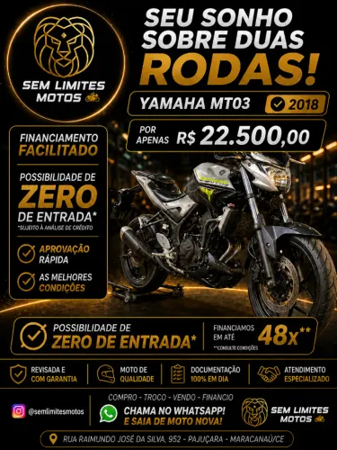 SEM LIMITES MOTOS - SUA PRÓXIMA MOTO ESTÁ AQUI!