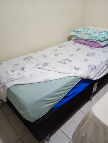 Cama box casal com colchão